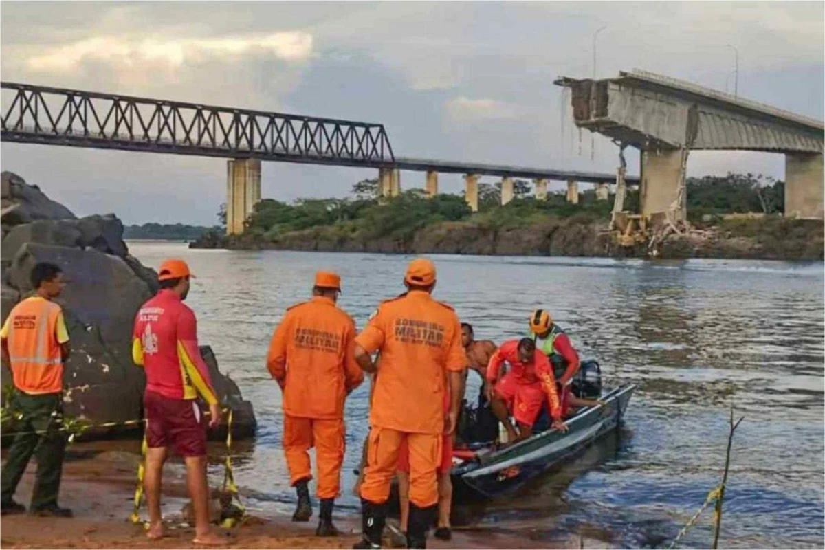 Corpo de menina de 11 anos é encontrado após queda de ponte; a equipe de resgate continua trabalhando 31 1News Brasil