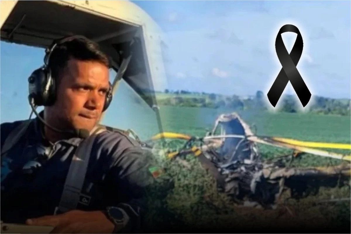 Queda de avião tira a vida de uma pessoa; a aeronave ficou em chamas e o piloto foi a óbito 31 1News Brasil
