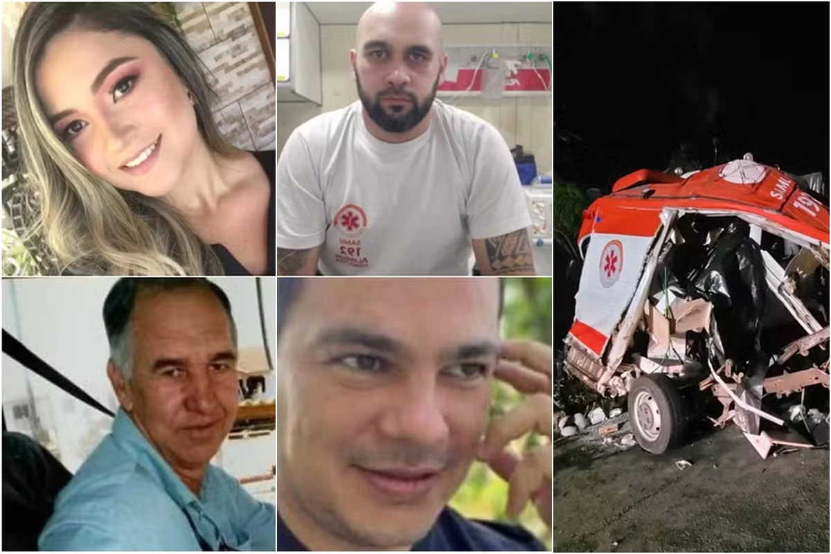 Socorristas e paciente perdem a vida em grave acidente na noite de Natal; ambulância ficou destruída 30 1News Brasil
