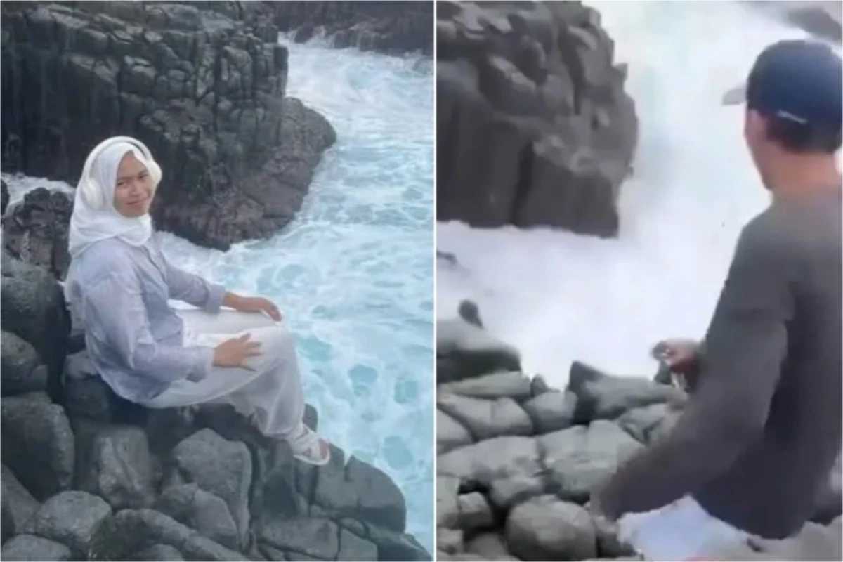 garota de 18 anos posa para foto sobre pedra no mar, é engolida por onda e perde a vida 30 1News Brasil