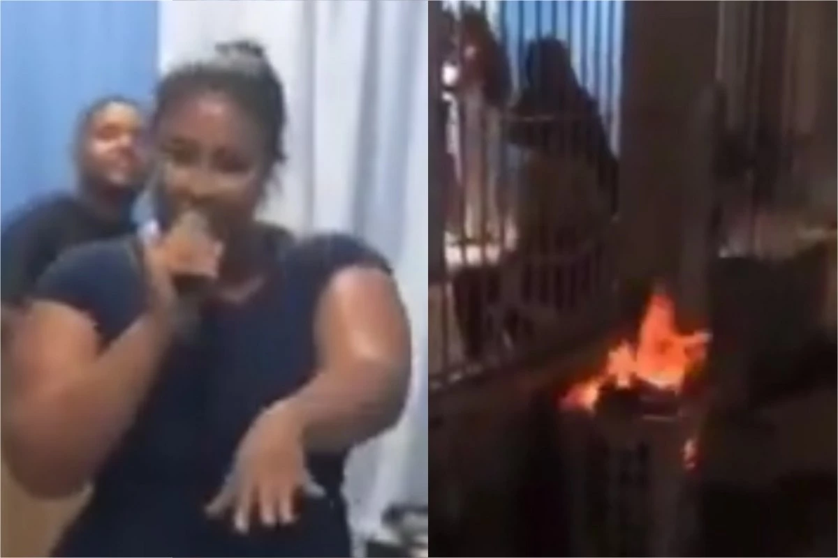 mulher de pastor descobre traição, revela tudo na igreja e queima as roupas do marido antes 30 1News Brasil