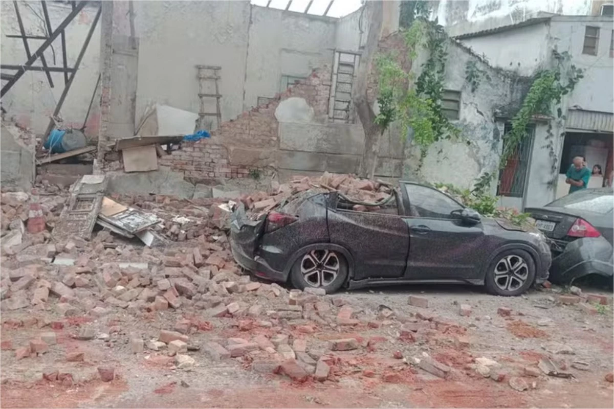 temporal causou destruição e população ficou em pânico 31 1News Brasil