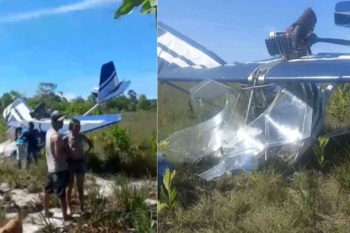 Aeronave com dois homens a bordo cai e vítimas são socorridas 31 1News Brasil