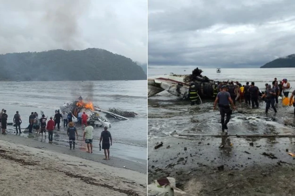 Após queda de avião em Ubatuba-SP, promotor exige respostas das causas do acidente; família estava no avião 31 1News Brasil