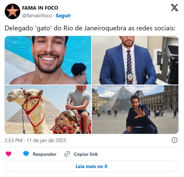 Delegado se torna fenomeno na web apos investigar o surubao