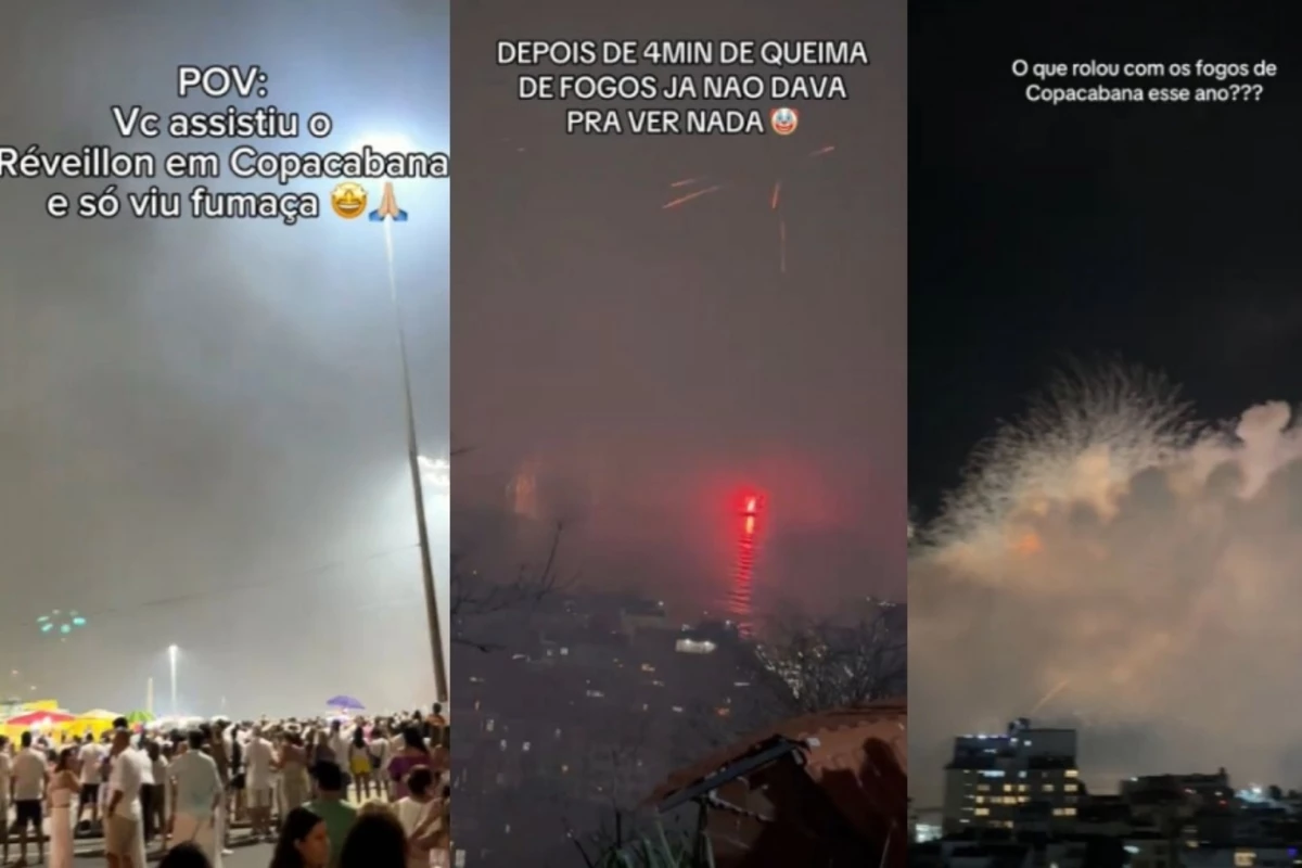 Réveillon de Copacabana, o maior do Brasil, é alvo de duras críticas do público; 'Os fogos mais horrorosos que eu já vi' 31 1News Brasil