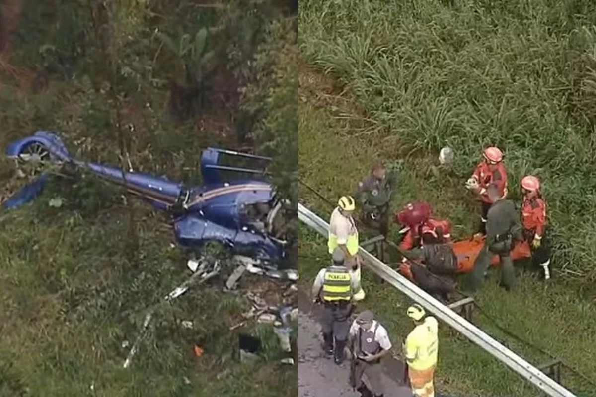 Piloto do helicóptero que caiu em SP revela o que teria causado a tragédia; 2 motivos vieram à tona 31 1News Brasil