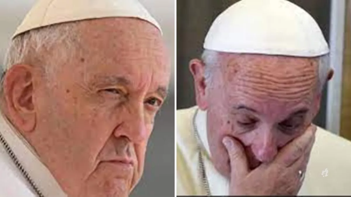 Papa Francisco passa por transfusao de sangue e quadro.webp