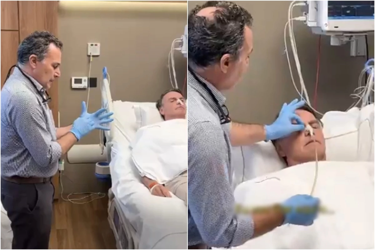 Após ocorrido no hospital, Jair Bolsonaro posta vídeo e se manifesta: 'cenas fortes' 31 1News Brasil
