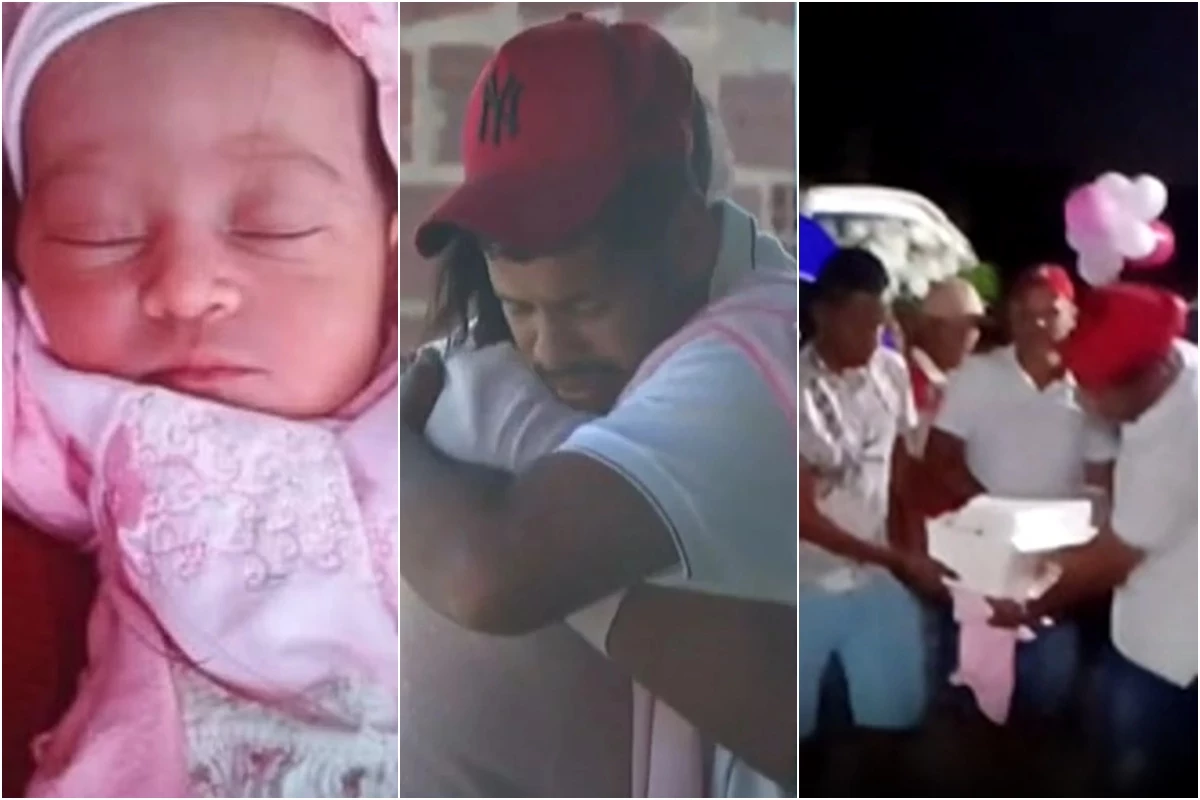 pai da bebê emociona a todos com atitude no velório da filha que ele sequer conheceu 31 1News Brasil