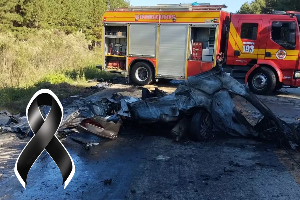 Acidente grave entre caminhão e carro deixa morto em rodovia; automóvel ficou destruído 34 1News Brasil