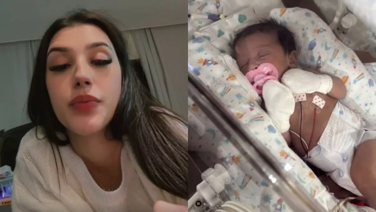 Bia Miranda diz que filha cacula voltou para incubadora.webp