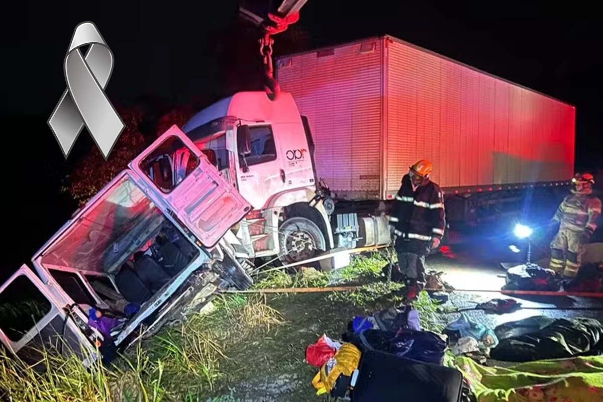Grave acidente entre carreta e van na BR-251 deixa nove mortos e dez feridos em MG 31 1News Brasil