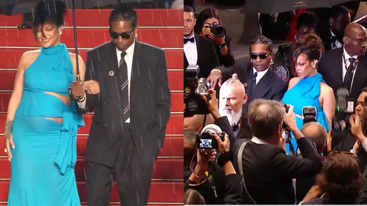 Gravidissima Rihanna acompanha AAP Rocky em sua estreia em.webp
