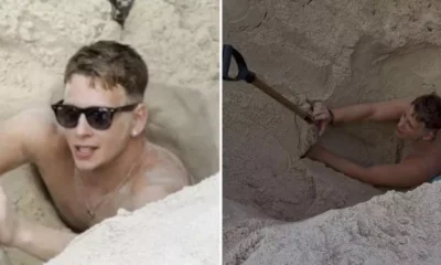 Gringo fica atolado na areia de Copacabana por 3.webp