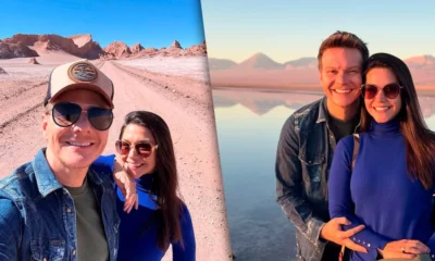 Michel Telo abre album de fotos de viagem romantica.webp