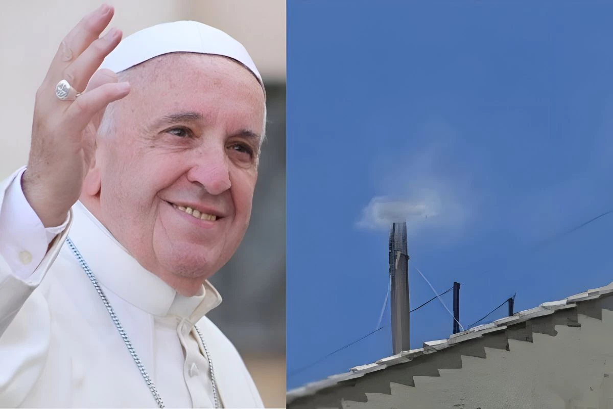 fumaça branca na Capela Sistina indica que novo líder da Igreja Católica foi escolhido 31 1News Brasil