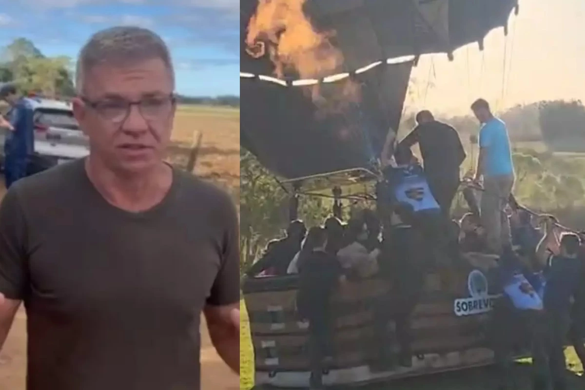político tentou entrar no balão que pegou fogo e causou 8 óbitos em SC 34 1News Brasil