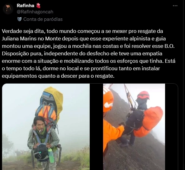Alpinista heroi arriscou a propria vida para resgatar brasileira encontrada