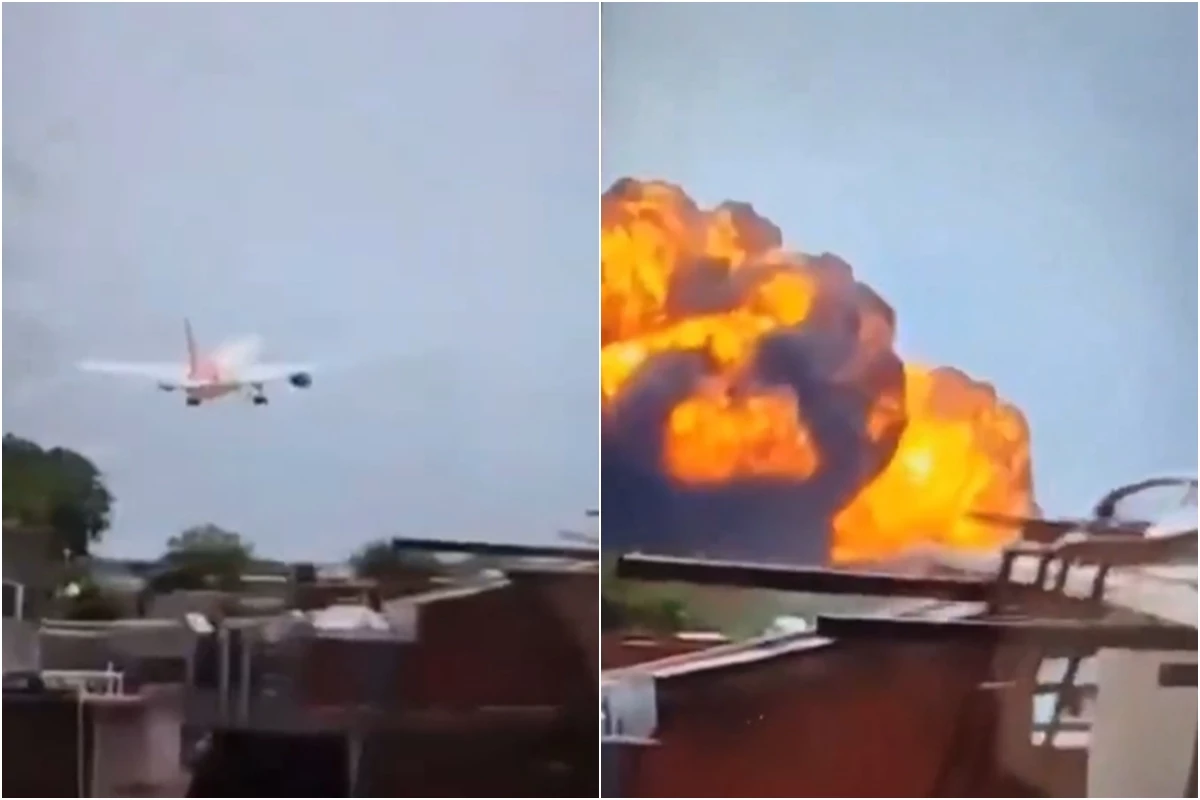 Avião com mais de 240 pessoas cai logo depois de decolar e mortes são confirmadas; vídeo mostra queda 31 1News Brasil
