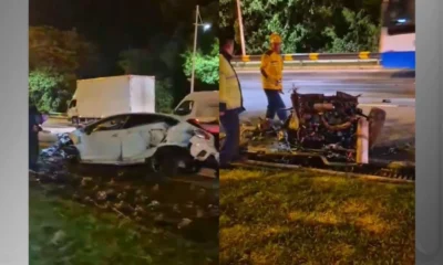 Motor voa de carro apos capotamento em Florianopolis.webp