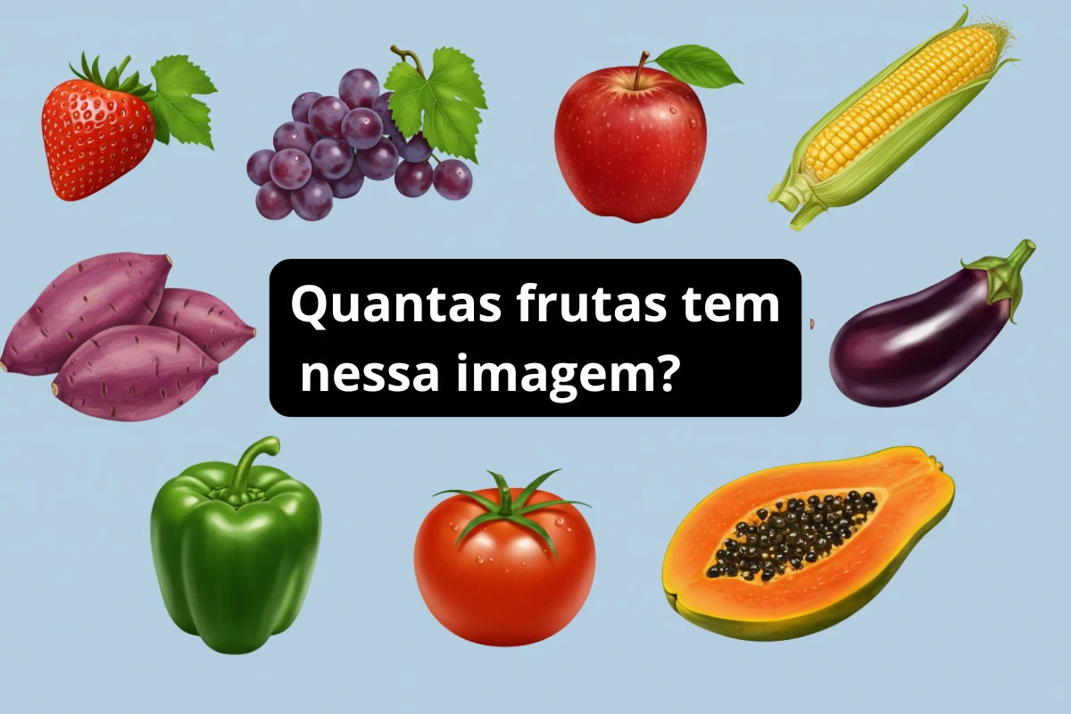 Nem tudo é o que parece! Você sabe dizer quantas frutas tem nessa imagem? Pouca gente sabe responder 31 1News Brasil