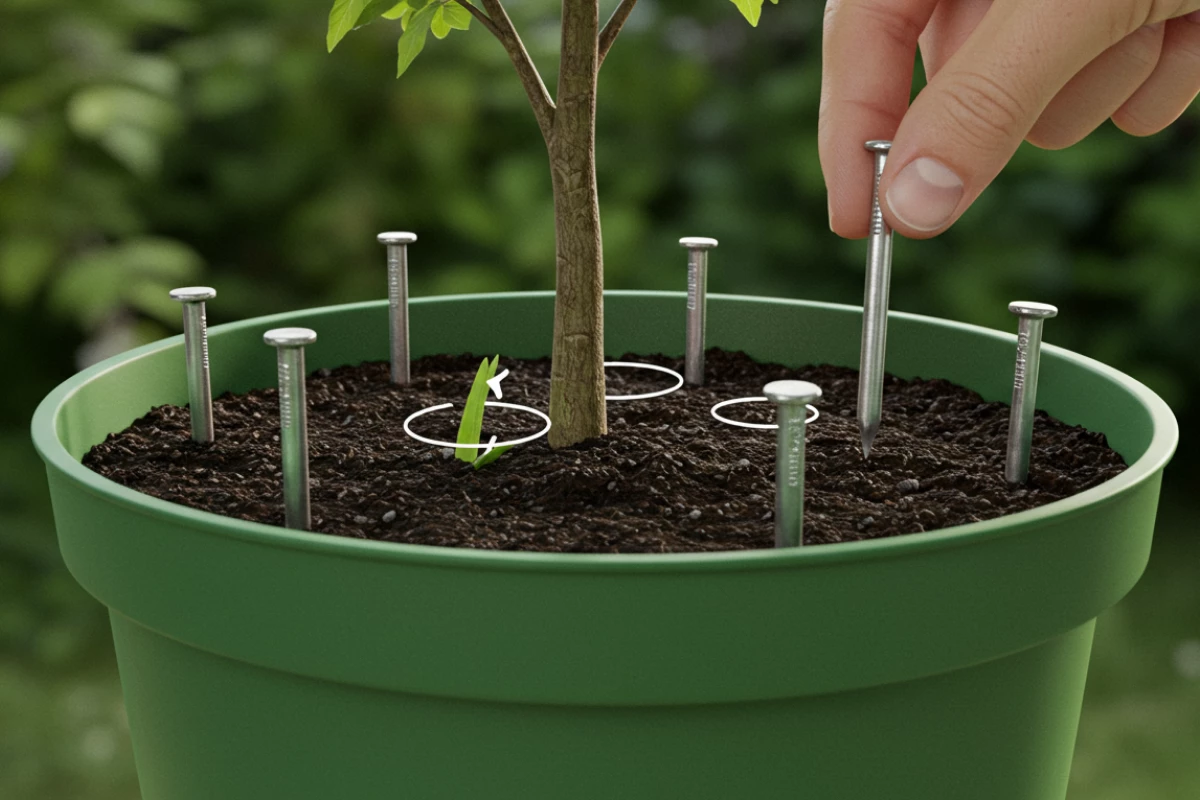 Parece estranho, mas esse é o verdadeiro motivo de muita gente colocar pregos nas plantas antes de viajar 31 1News Brasil