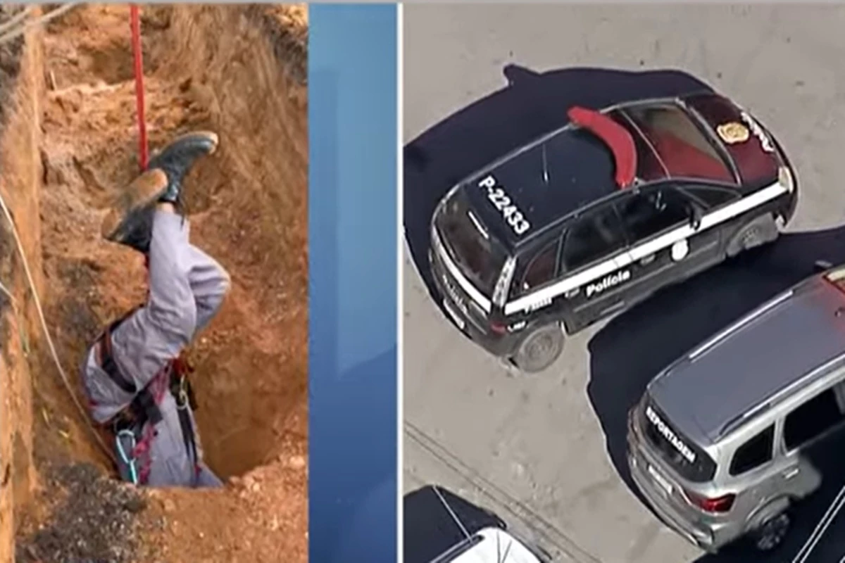 Polícia descobre que autor do crime sabia que buraco onde corpo de Adalberto foi deixado seria concretado 31 1News Brasil