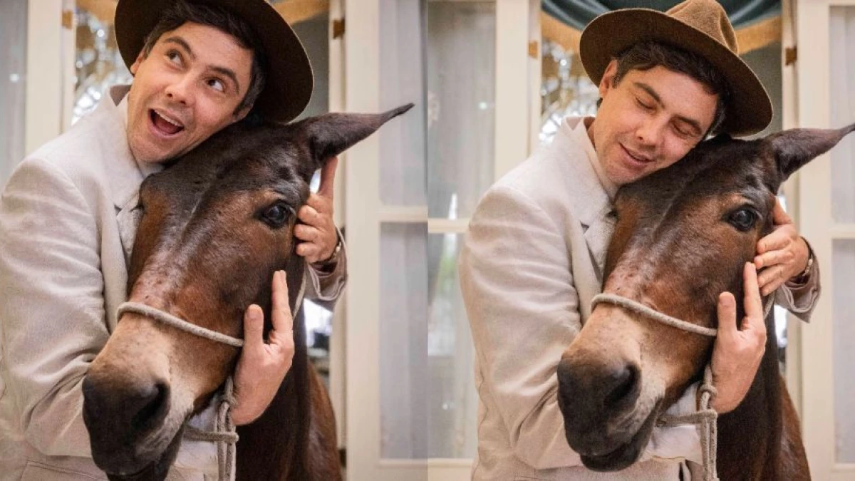 Sergio Guize conta curiosidades sobre o burro Policarpo.webp
