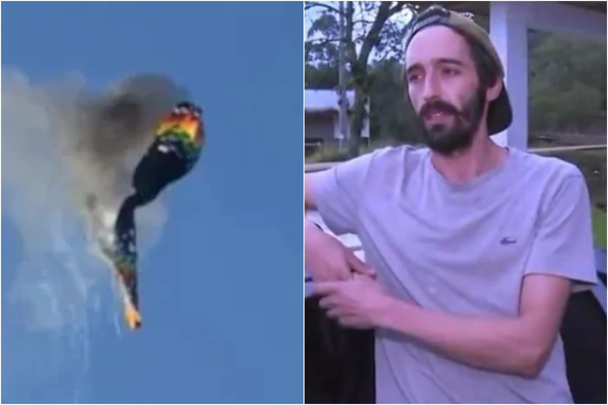 Sobrevivente de queda de balão para em frente igreja e toma atitude após escapar com vida da tragédia 31 1News Brasil