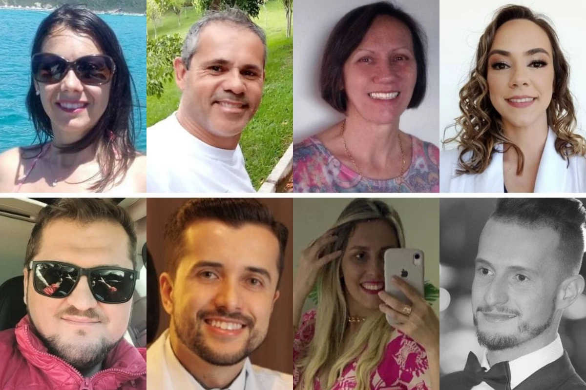 quem são as 8 pessoas que faleceram no balão de SC? 31 1News Brasil